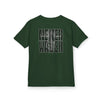 Kids Tee Never Waver” Jesus t-shirt might feature a bold, eye-catching design that reflects a steadfast faith and confidence in Christ.  - Never Waver