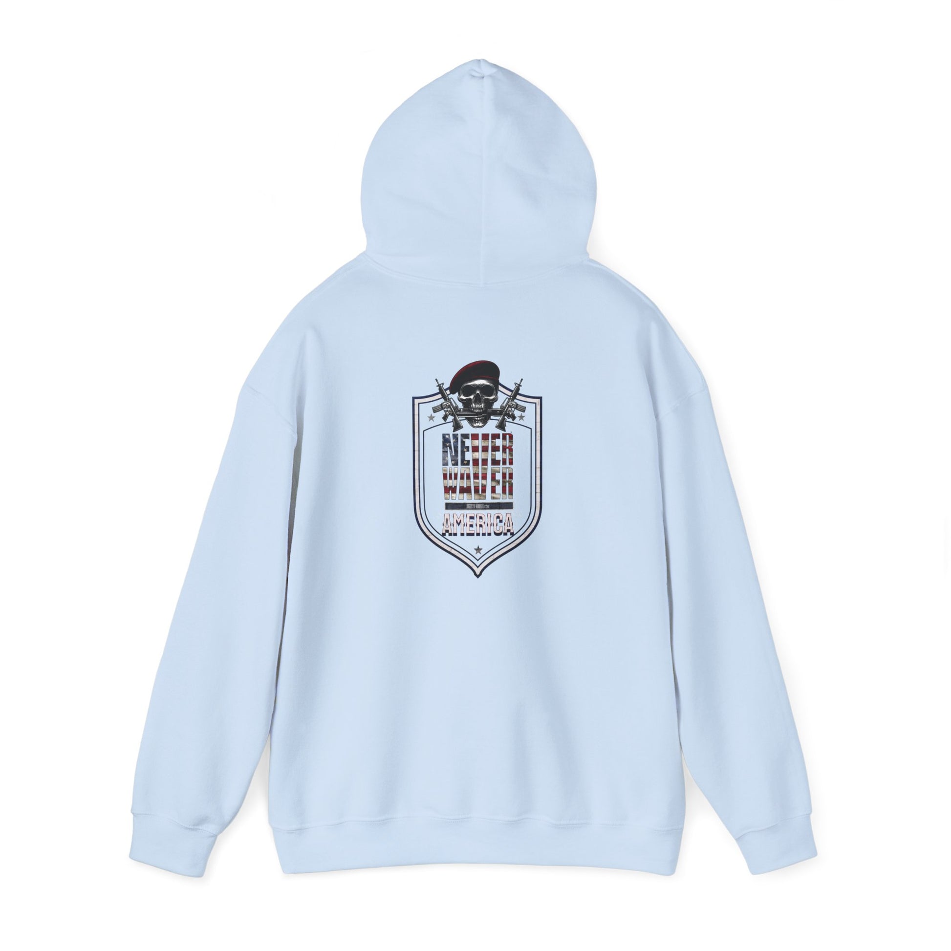 Never Waver Unisex Hooded Sweatshirt - Cozy Casual Wear for Everyday Comfort - Never Waver