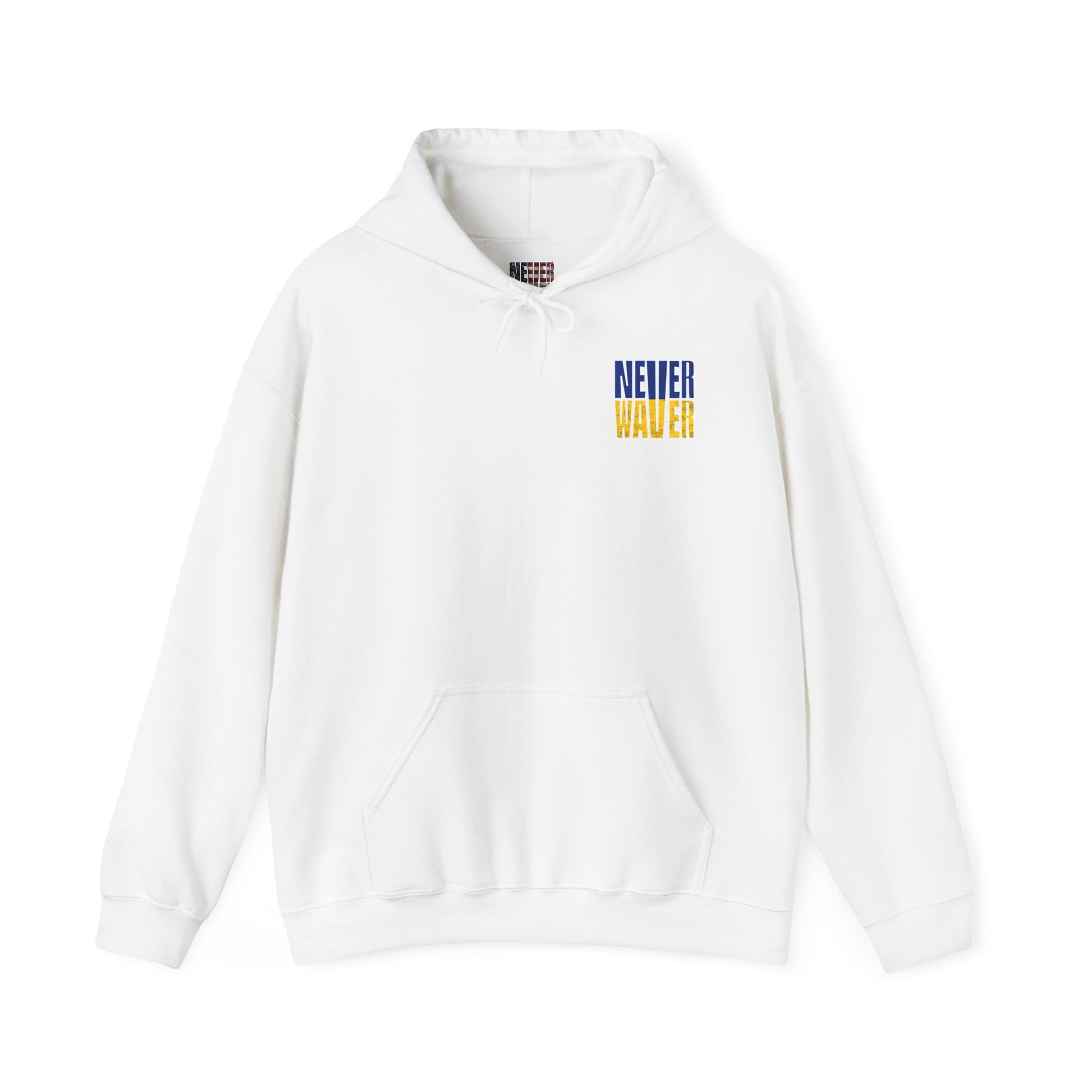 Inspired Unisex Heavy Blend™ Hooded Sweatshirt -Los Angeles Fans NEVER WAVER Graphic - Never Waver