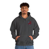 Unisex Heavy Blend™ Hooded Sweatshirt - Never Waver Crew with  American Flag Design - Never Waver