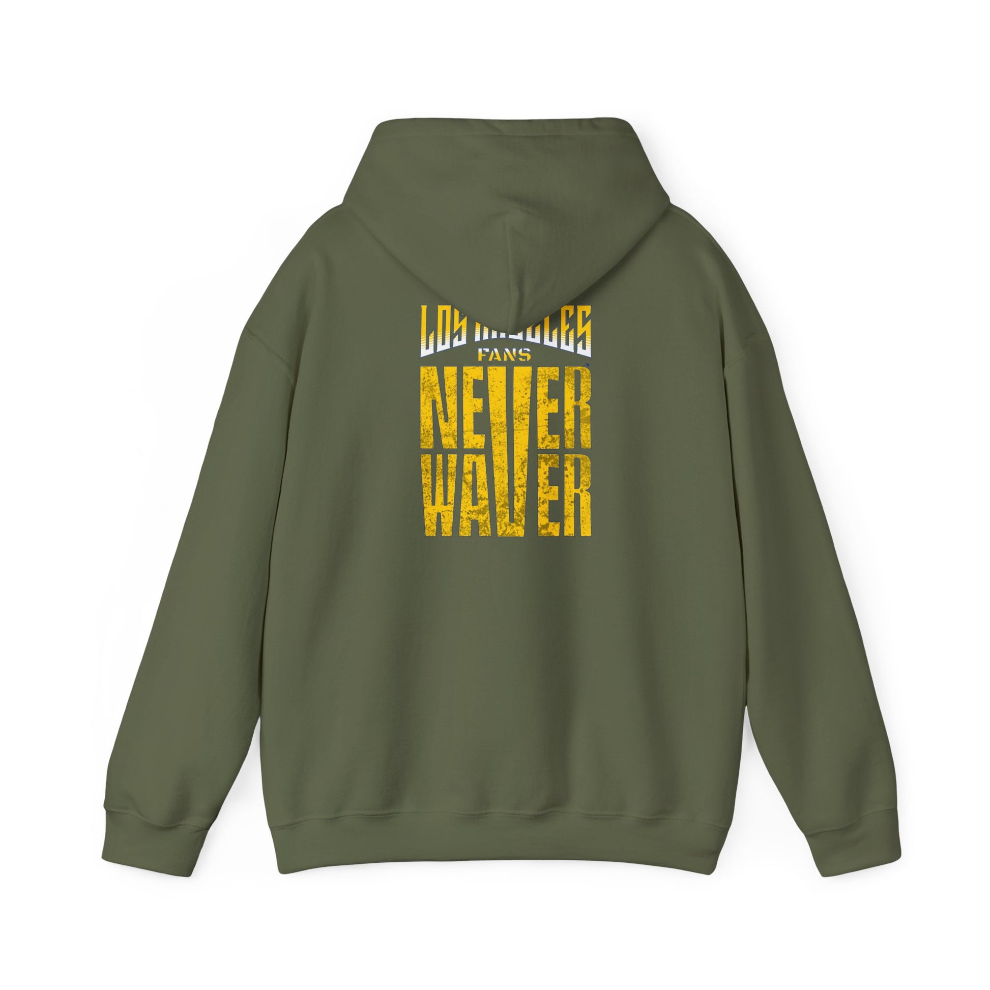 Unisex Heavy Blend™ Hooded Sweatshirt - "Los Angeles Fans Never Waver" Inspirational Hoodie - Never Waver