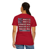 Never Waver Unisex Garment-Dyed T-Shirt - Patriotic Graphic Tee - Never Waver