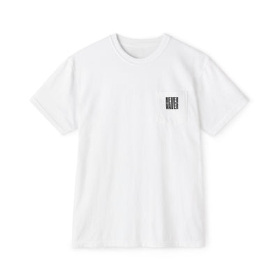 Unisex Garment-Dyed Pocket T-Shirt | "Never Waver PAPA Because Grandpa Is For Old Guy" Graphic Tee for Everyday Wear - Never Waver