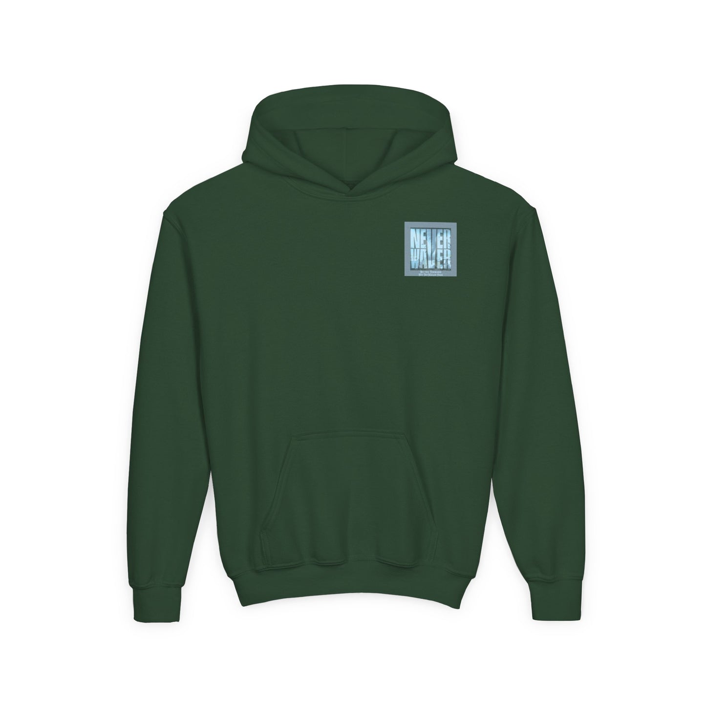 Youth Tornado-Themed Hooded Sweatshirt - "Never Walker" Design - Never Waver