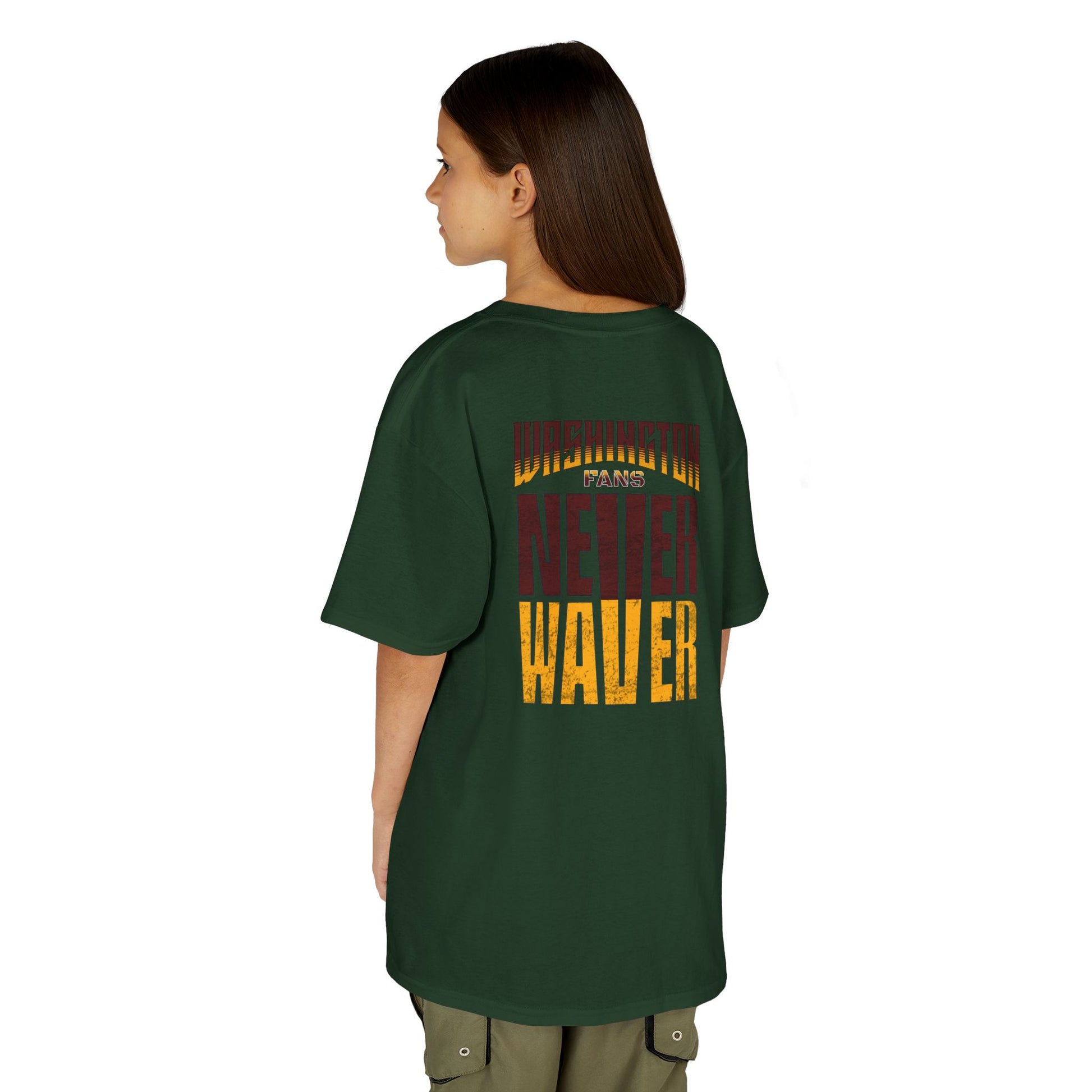 Washington Fans Never Waver Kids Heavy Cotton™ Tee - Never Waver