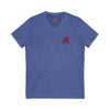 Unisex V-Neck Tee - Never Waver Be Red White and A little Bougie T-Shirt - Never Waver