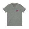 Unisex V-Neck Tee - Never Waver Be Red White and A little Bougie T-Shirt - Never Waver