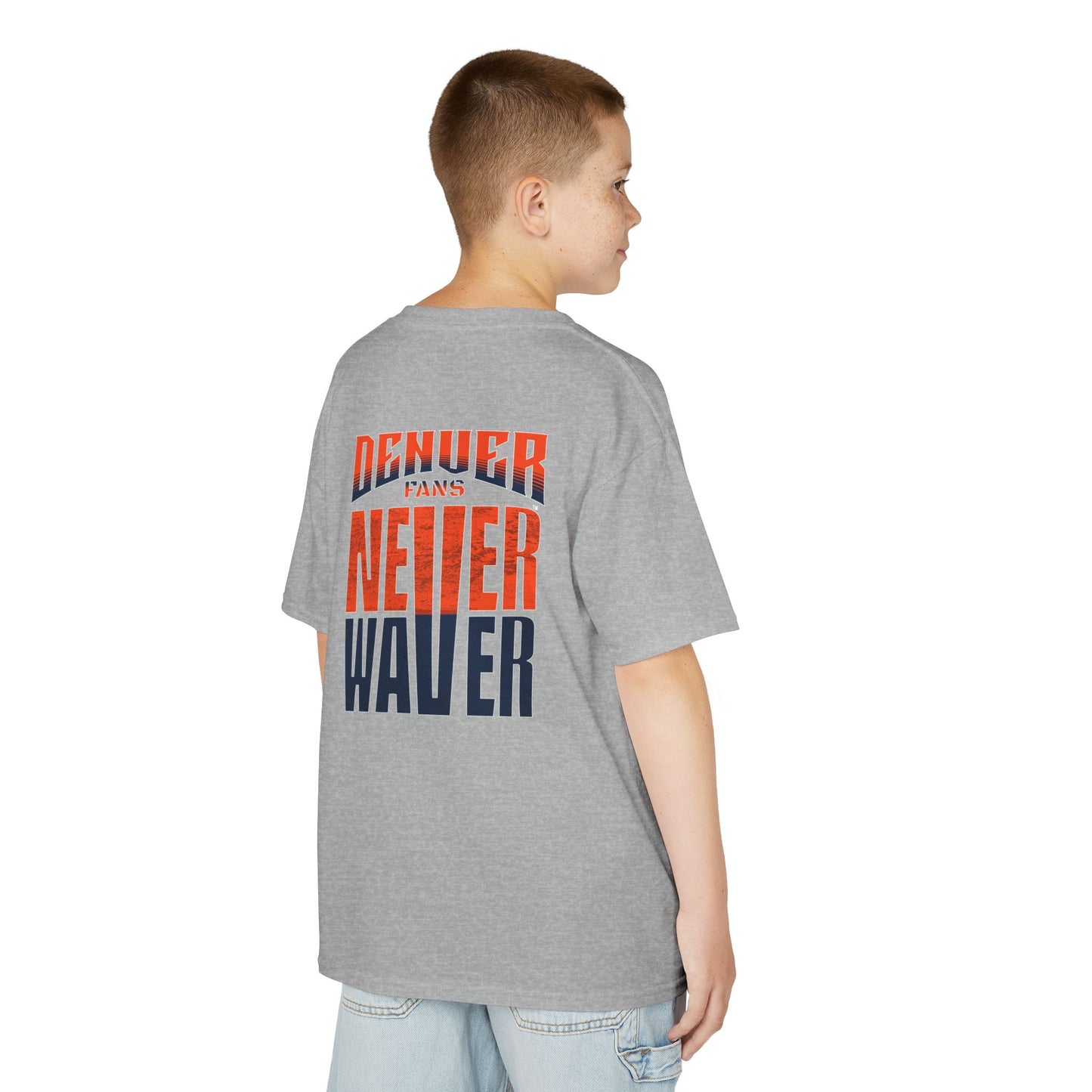 Denver Fans Never Waver Kids Heavy Cotton™ Tee - Never Waver