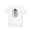 Patriotic Kids Heavy Cotton Tee - 'America Never Waver' USA Graphic Tee - Never Waver