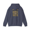 New Orleans Fans Never Waver W Leopard Football Hoodie - Unisex Heavy Blend™ Sweatshirt for Fans - Never Waver