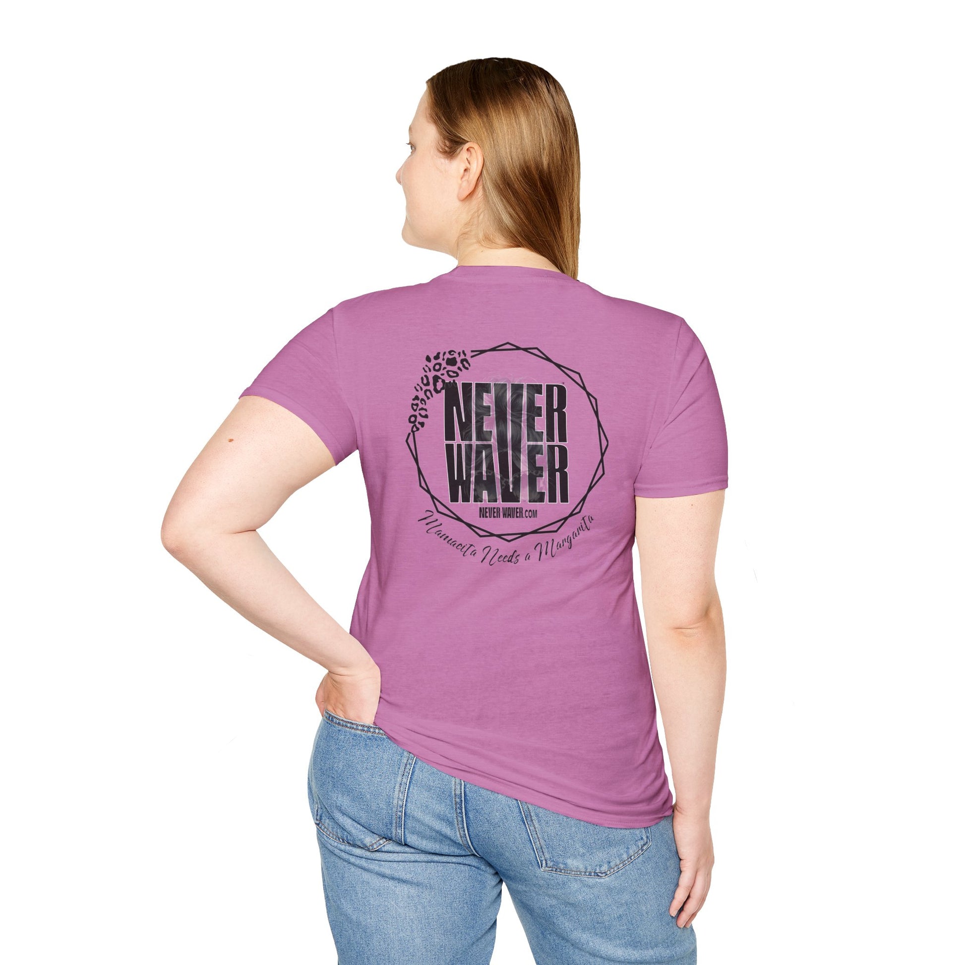Never Waver Mamacita Needs a Margarita Unisex Softstyle T-Shirt - Never Waver
