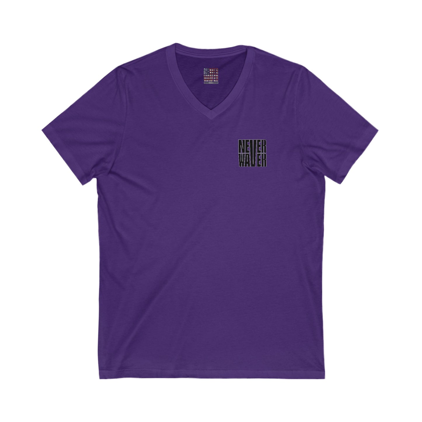 Unisex V-Neck Tee - Never Waver Tequila, Tacos, & Friends T-Shirt - Never Waver