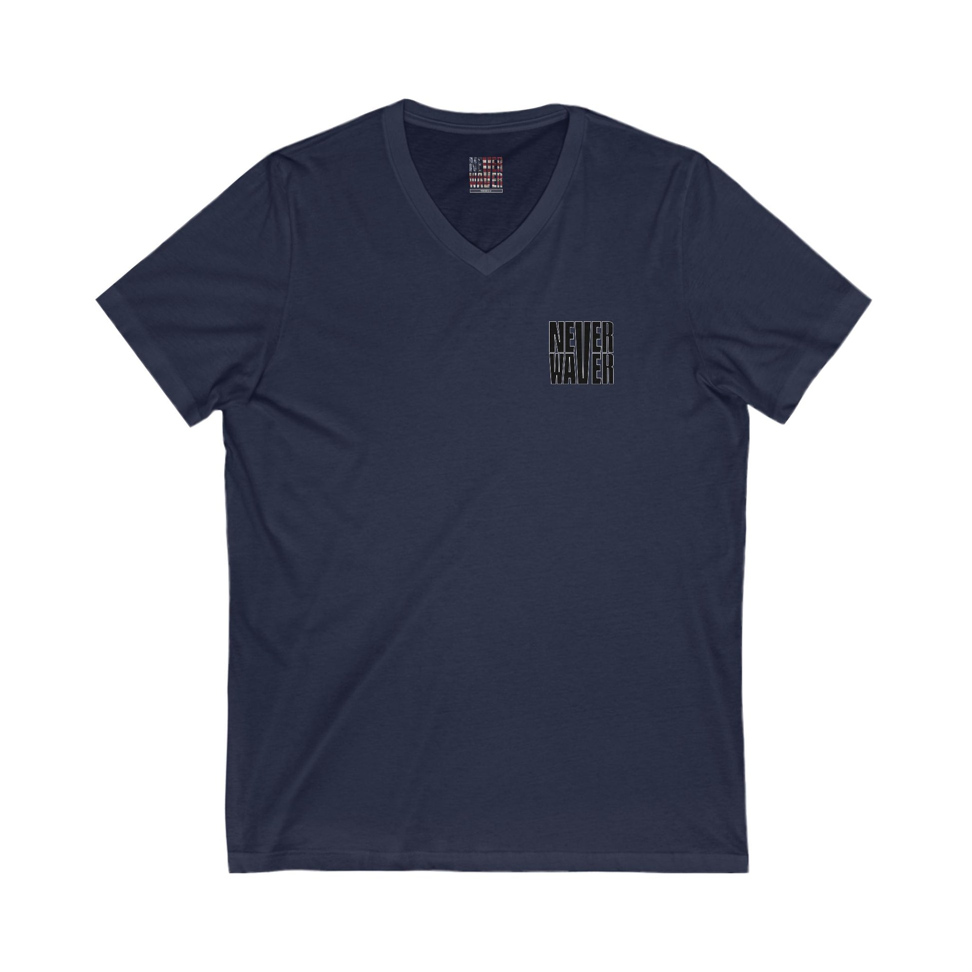 Unisex V-Neck Tee - Never Waver Tequila, Tacos, & Friends T-Shirt - Never Waver