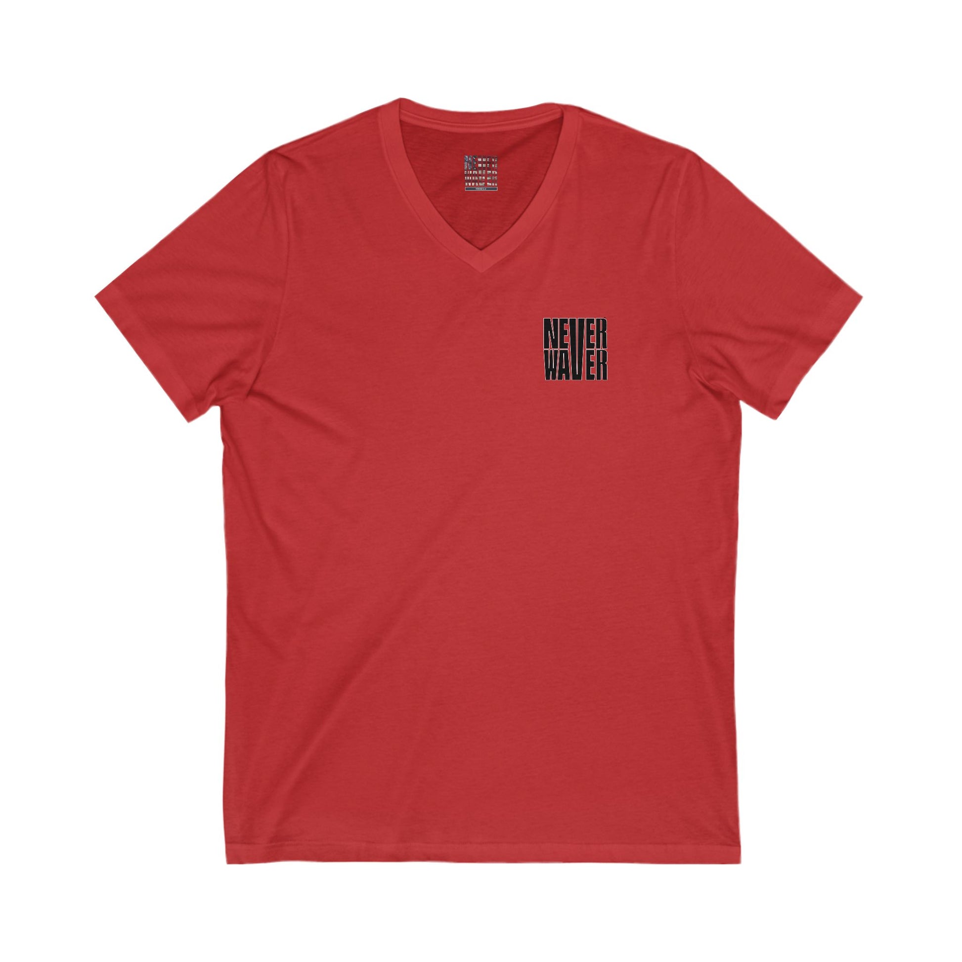 Unisex V-Neck Tee - Never Waver Tequila, Tacos, & Friends T-Shirt - Never Waver