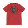 Never Waver Mamacita Needs a Margarita V-Neck Tee for Moms - Patriotic Short Sleeve Shirt - Never Waver