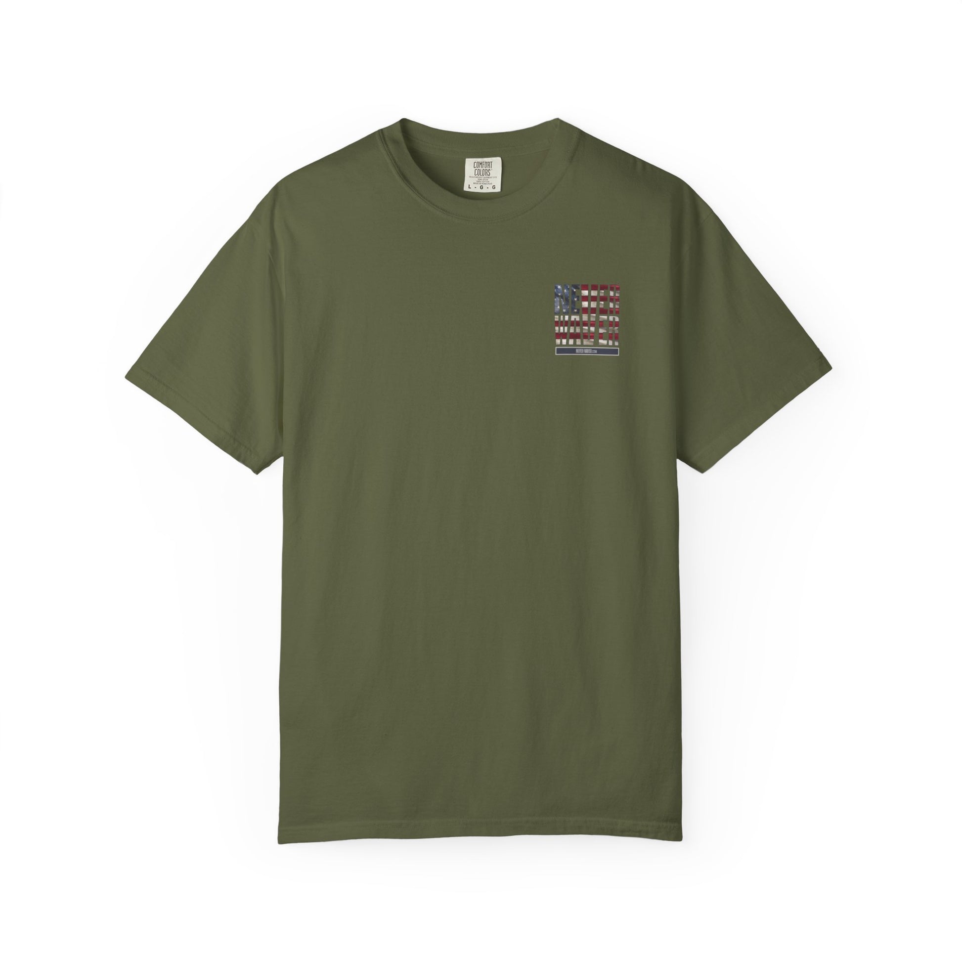 Unisex Garment-Dyed T-Shirt - "Never Waver Remember Who The F@{k You Are " - Never Waver