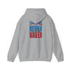 Unisex Heavy Blend™ Hooded Sweatshirt - 'Tennessee Fans Never Waver W Leopard Football' Casual Comfort for Team Fans - Never Waver