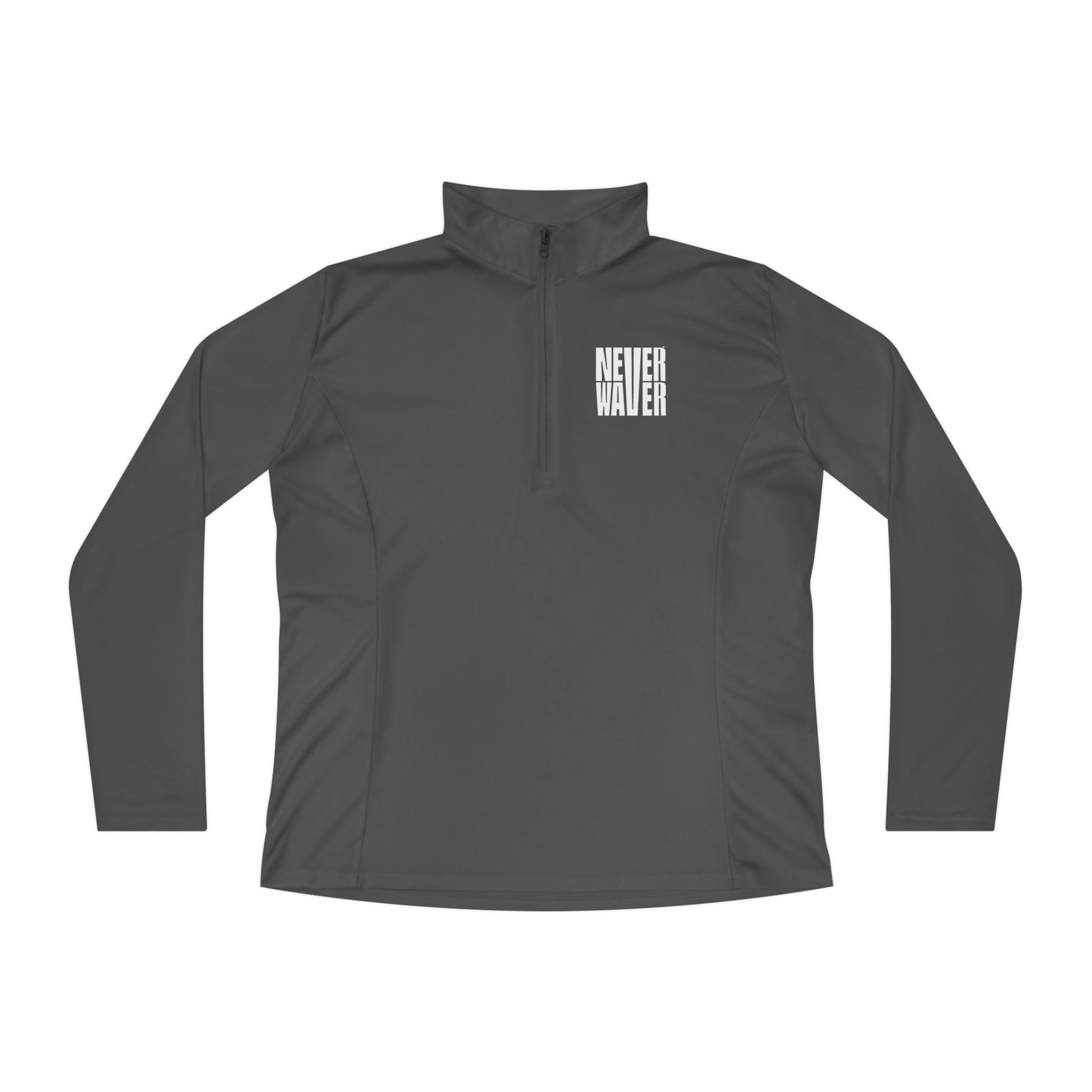 Never Waver Ladies Quarter-Zip Pullover - Stylish Activewear for Workout and Everyday Comfort