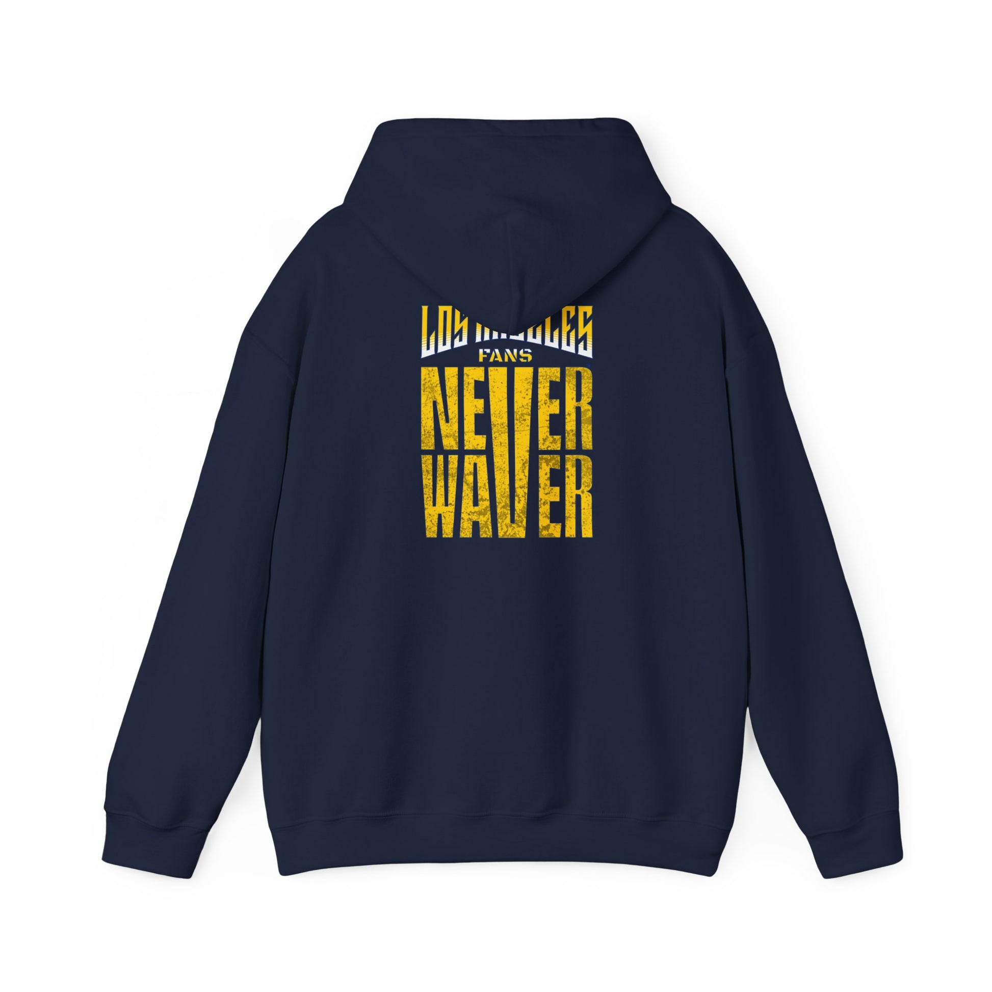 Unisex Heavy Blend™ Hooded Sweatshirt - "Los Angeles Fans Never Waver" Inspirational Hoodie - Never Waver