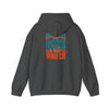 Unisex Heavy Blend™ Hooded Sweatshirt -Miami Fans  NEVER WAVER w Leopard Football | Cozy Streetwear for Every Day - Never Waver
