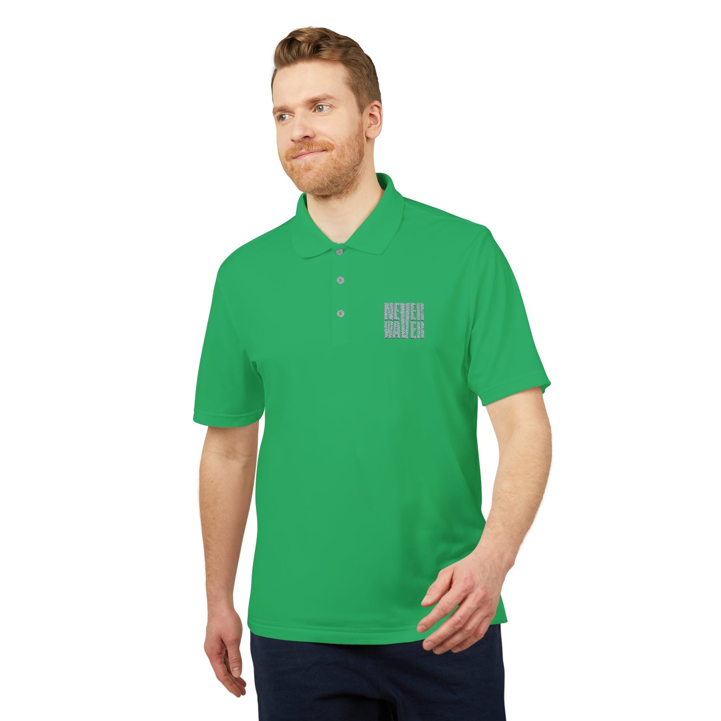adidas Unisex Performance Polo - 'Never Waver' Athletic Shirt