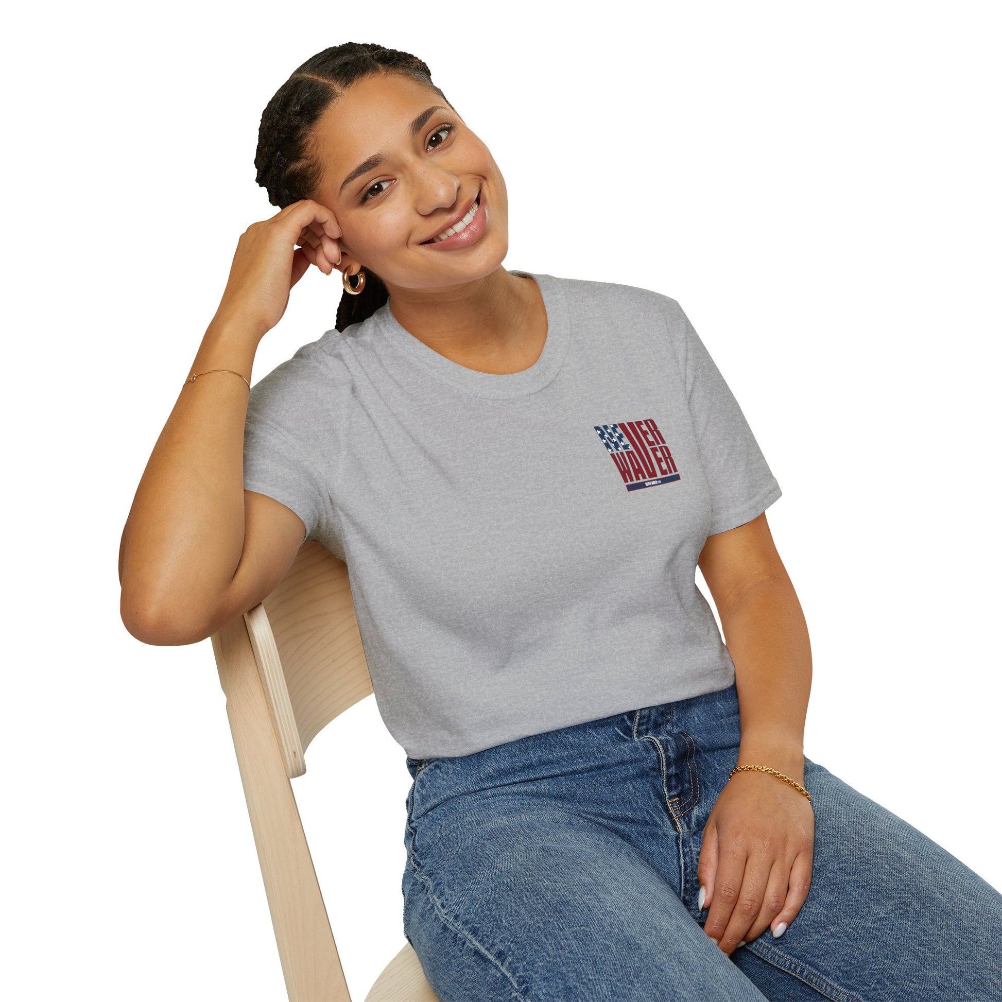 Never Waver Golf Unisex Soft style T-Shirt - Never Waver