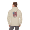 Patriotic Unisex Heavy Blend™ Hoodie - 'Never Waver Like This Mom' - Never Waver
