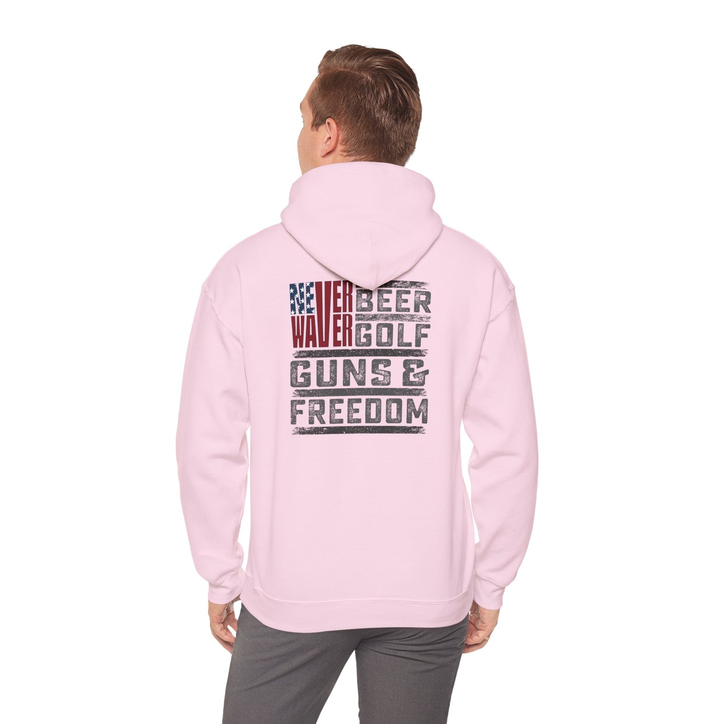 Never Waver Golf Hoodie - Unisex Heavy Blend™ Sweatshirt - Never Waver