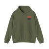 Unisex Heavy Blend™ Hooded Sweatshirt - Denver Fans Never Waver W Leopard Football Motivation - Never Waver