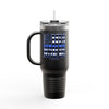Blue Back The Blue Insulated Travel Mug Support - Never Waver