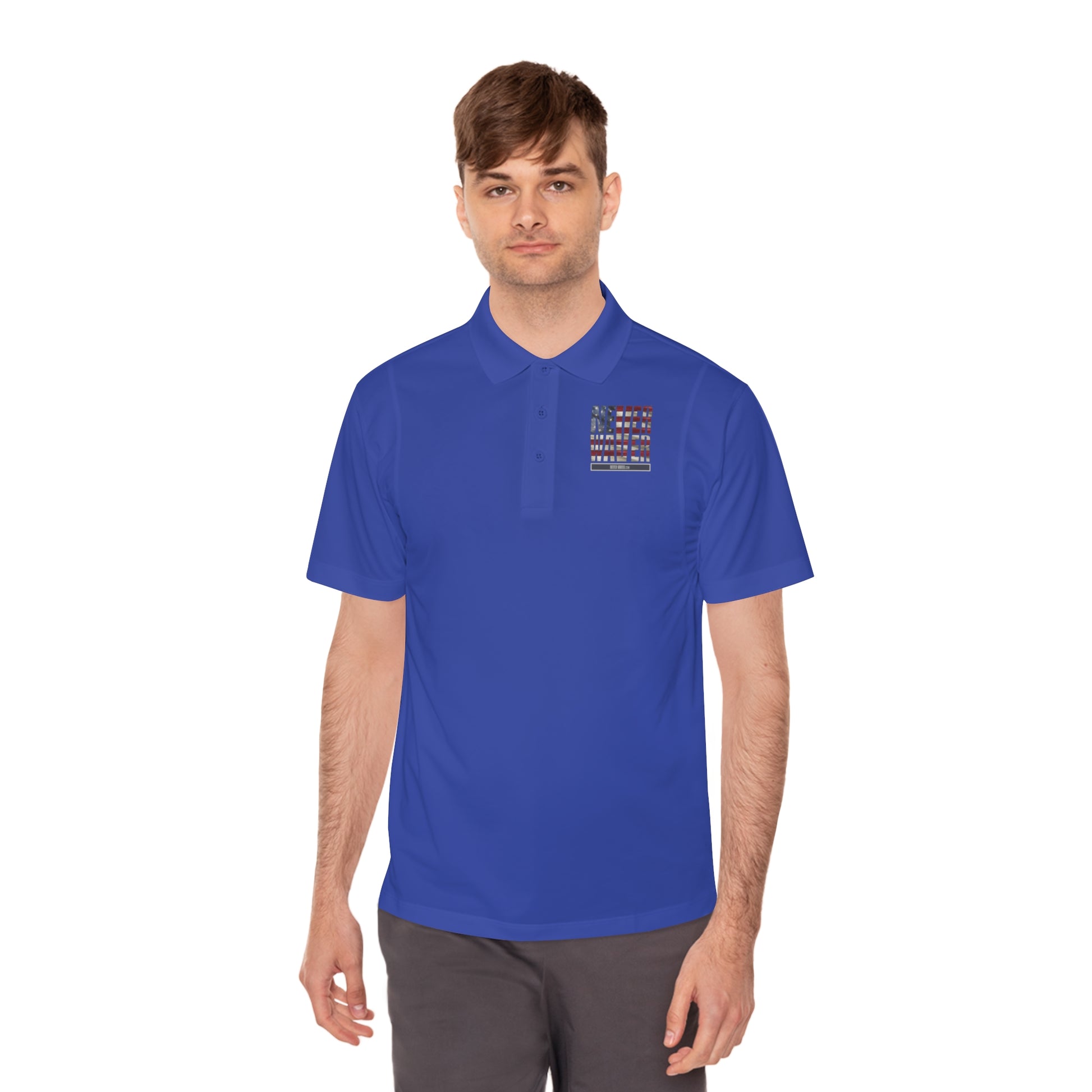 Never Waver Men's Sport Polo Shirt - Never Waver