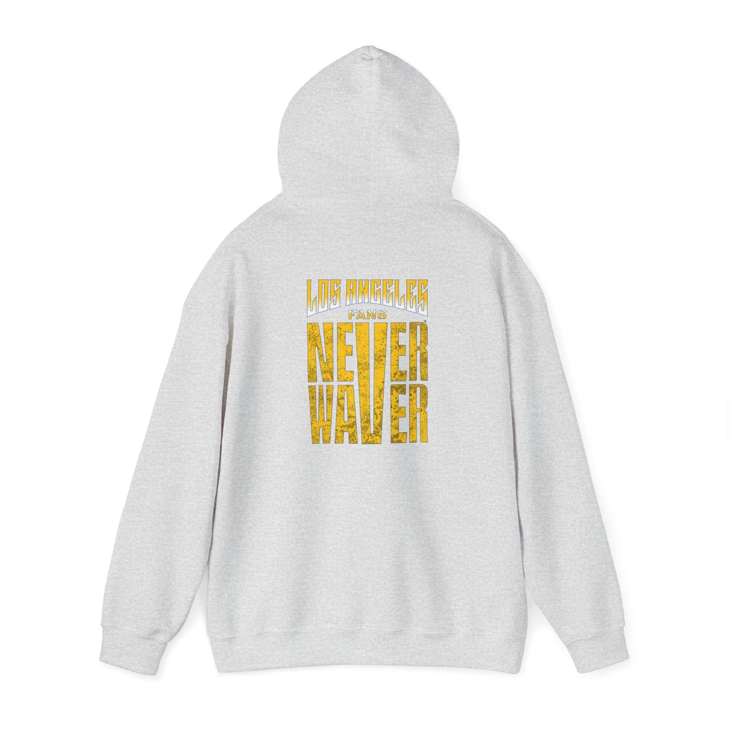 Unisex Heavy Blend™ Hooded Sweatshirt - "Los Angeles Fans Never Waver" Inspirational Hoodie - Never Waver