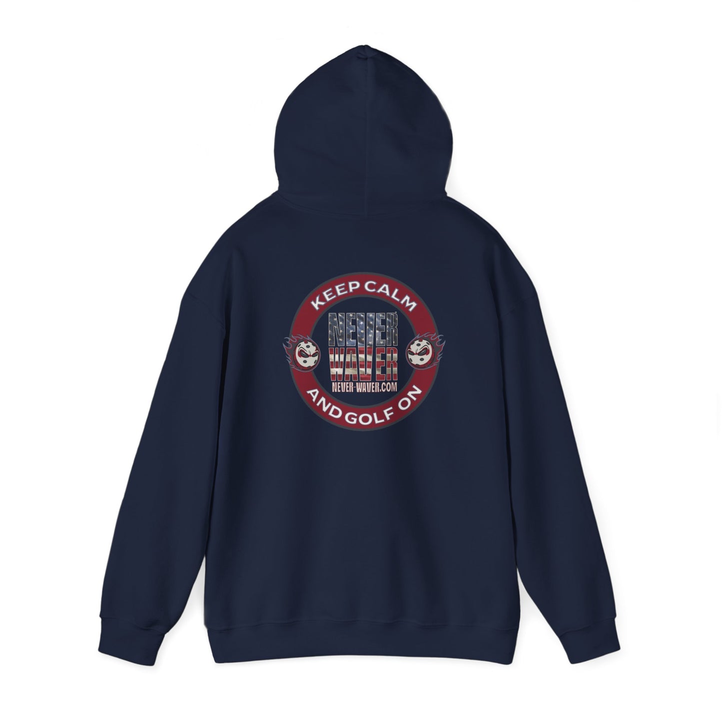 Never Waver Golf Hoodie - Unisex Heavy Blend™ Sweatshirt - Never Waver