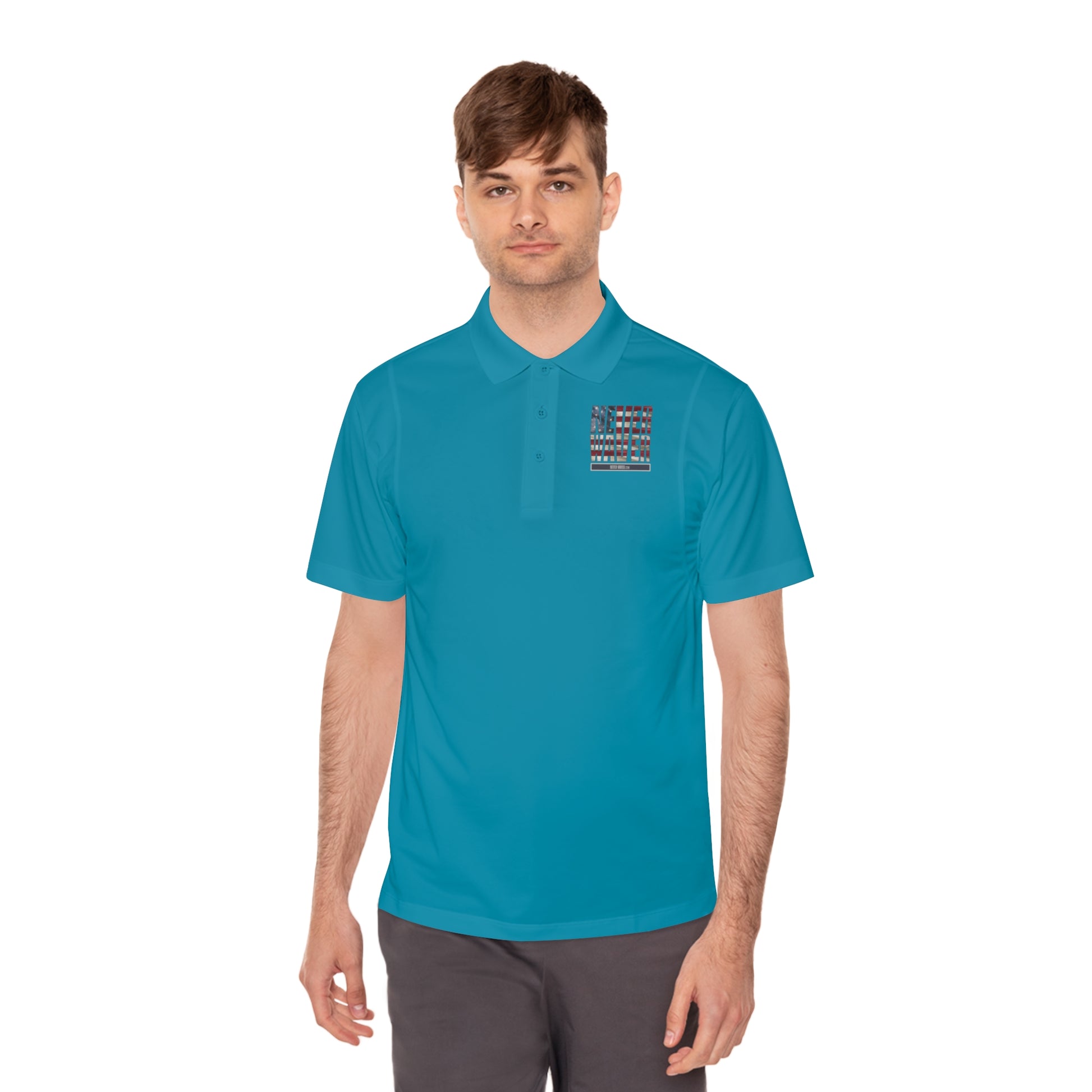 Never Waver Men's Sport Polo Shirt - Never Waver