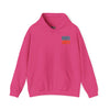 Unisex Heavy Blend™ Hooded Sweatshirt -Miami Fans  NEVER WAVER w Leopard Football | Cozy Streetwear for Every Day - Never Waver