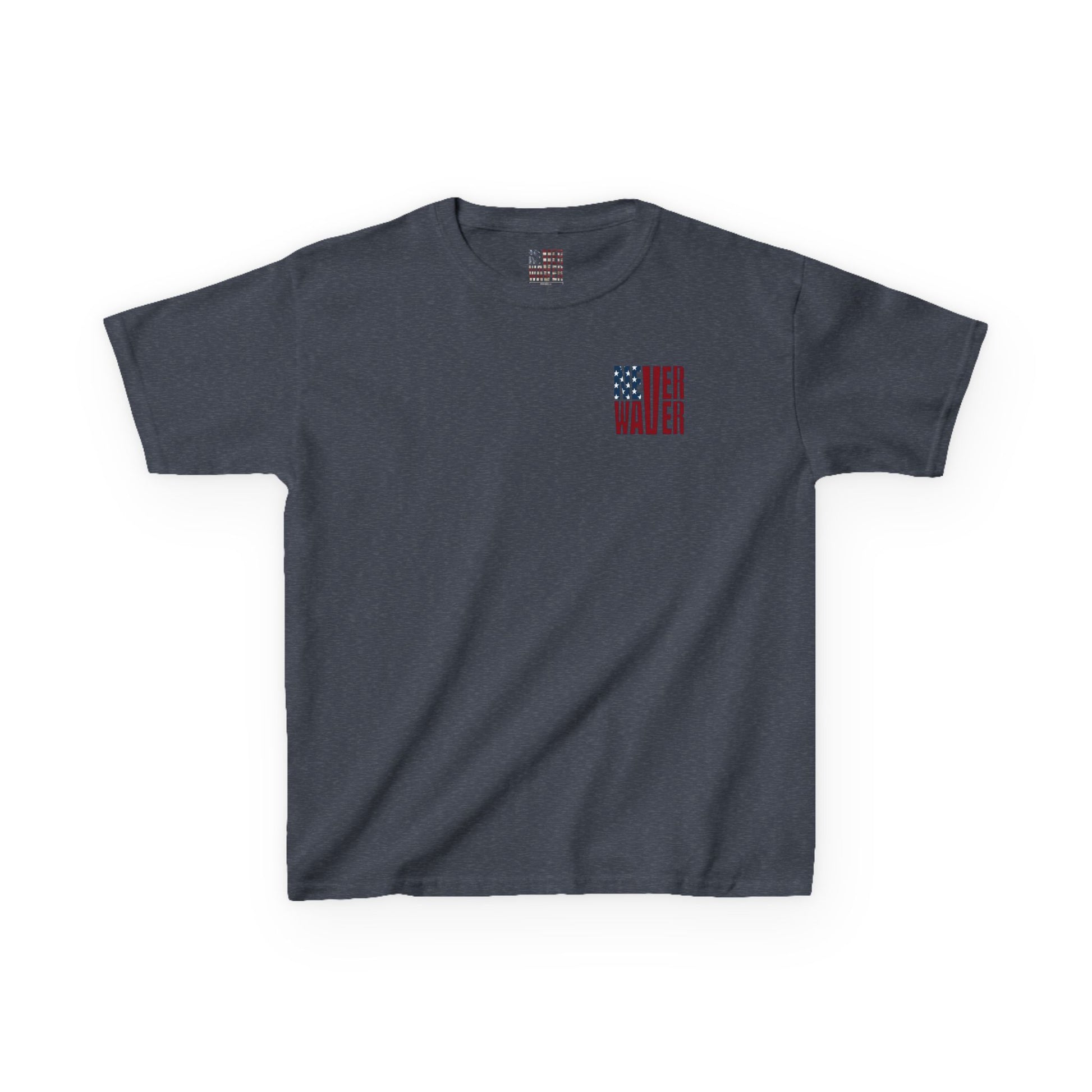 Never Waver Trump Fist Pump W Jesus Protection Kids Heavy Cotton™ Tee - Never Waver