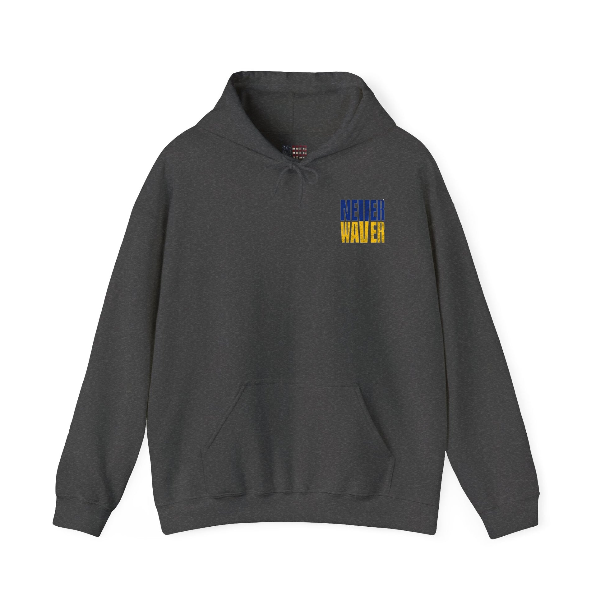 Inspired Unisex Heavy Blend™ Hooded Sweatshirt -Los Angeles Fans NEVER WAVER Graphic - Never Waver