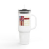 Never Waver Husband Daddy Protector Hero Insulated Travel Mug, 40oz - Never Waver