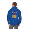 Minnesota Fans Never Waver w Leopard Football Unisex Heavy Blend™ Hooded Sweatshirt - Never Waver Design - Never Waver