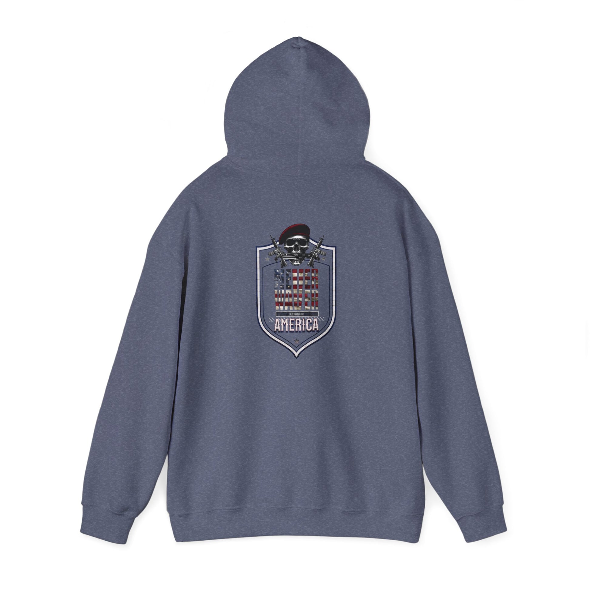 Never Waver Unisex Hooded Sweatshirt - Cozy Casual Wear for Everyday Comfort - Never Waver