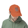 Distressed Cap - "Never Waver" Statement Hat for Everyday Style Patriotic - Never Waver