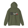 Unisex Heavy Blend™ Hooded Sweatshirt - "Never Waver I'll Bring The Trouble" Inspirational Hoodie - Never Waver