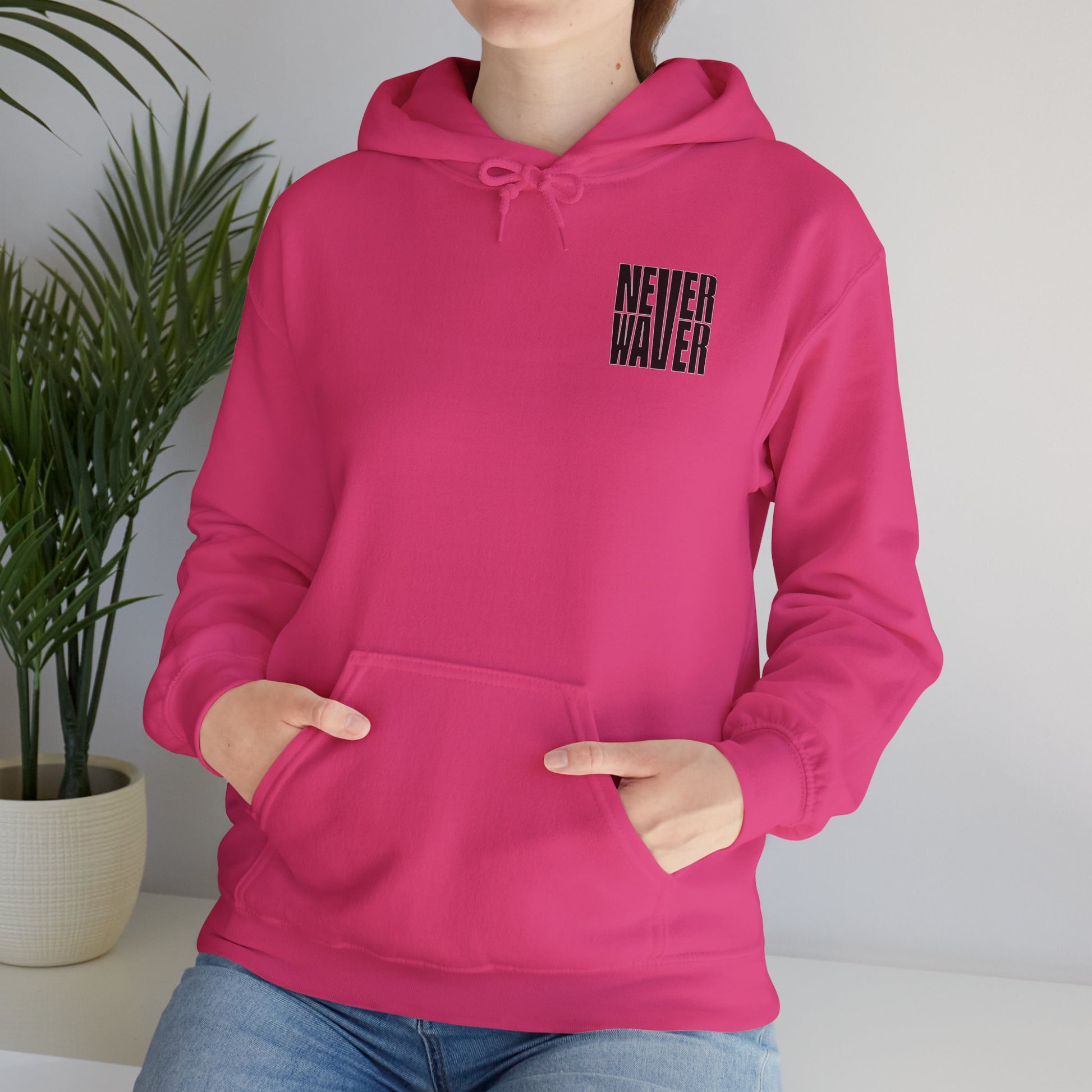 Unisex Heavy Blend™ Hoodie - 'Never Waver Ain't No Hood Like Motherhood' - Never Waver