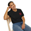 Never Waver Just A Mom Trying Not to Raise A&&holes Unisex Softstyle T-Shirt - Never Waver