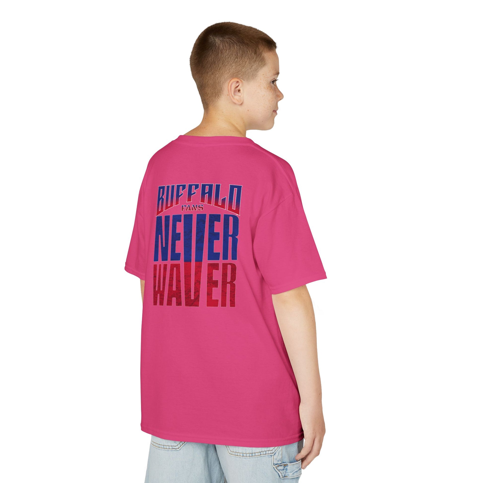 Buffalo Fans Never Waver Kids Heavy Cotton™ Tee - Never Waver