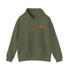 Unisex Heavy Blend™ Hooded Sweatshirt -Miami Fans  NEVER WAVER w Leopard Football | Cozy Streetwear for Every Day - Never Waver