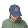 Unisex Distressed Cap - 'NEVER WAVER' Inspirational Hat for Everyday Wear Multi Color Leopard
