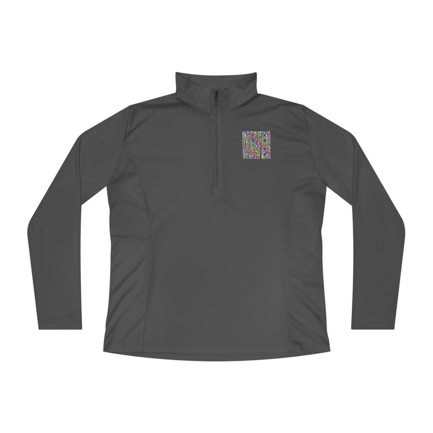 Never Waver Leopard Ladies Quarter-Zip Pullover - Never Waver