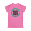 Never Waver Save Water Drink Tiki Drinks Women's Soft Style Tee - - Never Waver