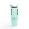 Insulated Travel Mug - Never Waver Tree of Cancer Ribbons, 40oz - Never Waver